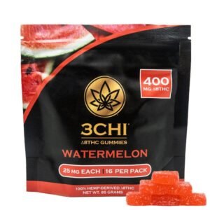 3Chi Delta-8 Watermelon Gummies (400 mg Total Delta-8-THC)